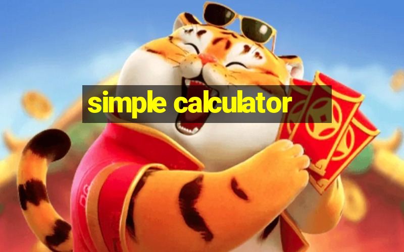 simple calculator