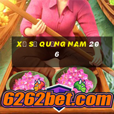 xổ số quảng nam 20 6