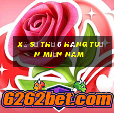 xổ số thứ 6 hàng tuần miền nam