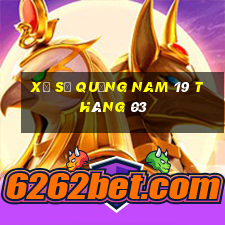 xổ số quảng nam 19 tháng 03