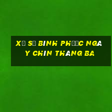 xổ số bình phước ngày chín tháng ba