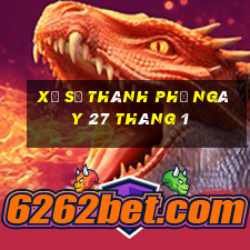 xổ số thành phố ngày 27 tháng 1