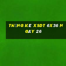 Thống kê XSDT 6x36 ngày 26