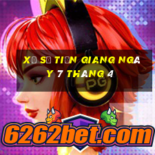 xổ số tiền giang ngày 7 tháng 4