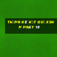 THỐNG KÊ KẾT QUẢ XSHN ngày 10