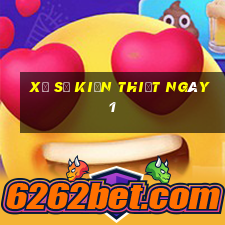 xổ số kiến thiết ngày 1