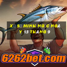 xổ số minh ngọc ngày 13 tháng 9