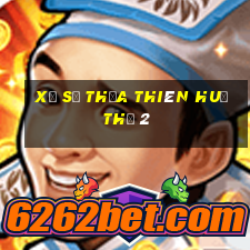 xổ số thừa thiên huế thứ 2