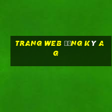 Trang web đăng ký ag