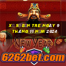 xổ số bến tre ngày 9 tháng 11 năm 2024