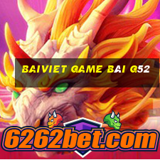 Baiviet Game Bài G52