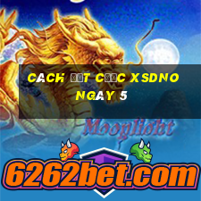 Cách đặt cược XSDNO ngày 5