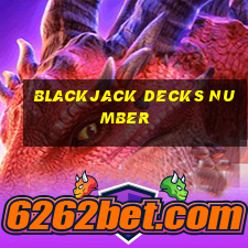 blackjack decks number