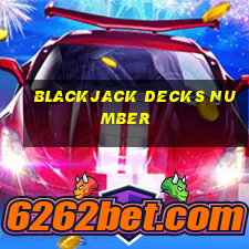 blackjack decks number