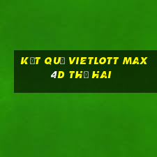 Kết quả vietlott Max 4D thứ hai