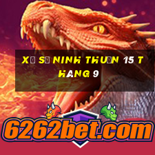 xổ số ninh thuận 15 tháng 9