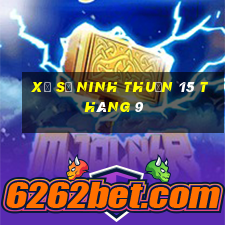 xổ số ninh thuận 15 tháng 9