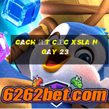 Cách đặt cược XSLA ngày 23