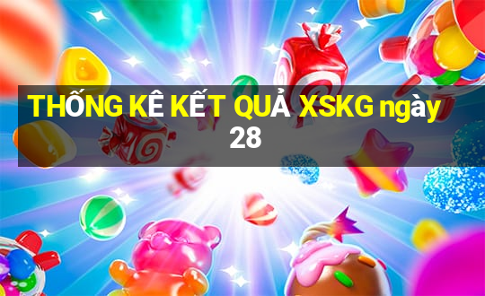 THỐNG KÊ KẾT QUẢ XSKG ngày 28