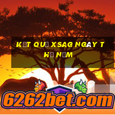 Kết quả XSAG ngày thứ năm