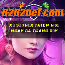 xổ số thừa thiên huế ngày ba tháng bẩy