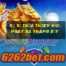 xổ số thừa thiên huế ngày ba tháng bẩy