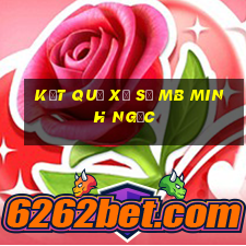 kết quả xổ số mb minh ngọc