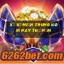 xổ số miền trung hôm nay thứ năm