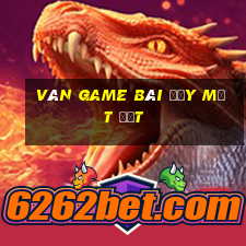 Ván game bài đẩy mặt đất