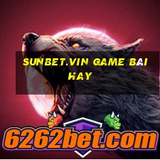 Sunbet.Vin Game Bài Hay