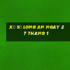 xổ số long an ngày 27 tháng 1