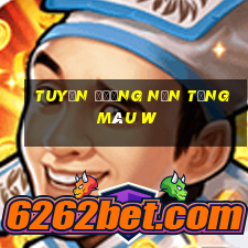 Tuyến đường nền tảng màu w