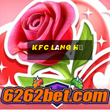 kfc láng hạ