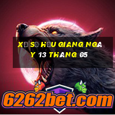 xổ số hậu giang ngày 13 tháng 05