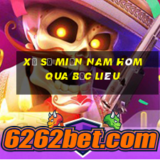 xổ số miền nam hôm qua bạc liêu