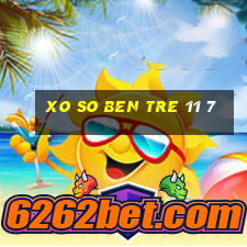 xo so ben tre 11 7