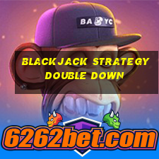 blackjack strategy double down