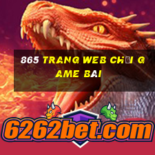 865 trang web chơi game bài