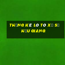 thống kê lô tô xổ số hậu giang