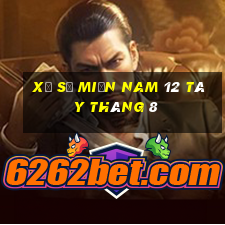 xổ số miền nam 12 tây tháng 8