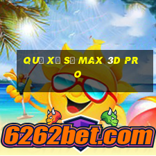 quả xổ số max 3d pro