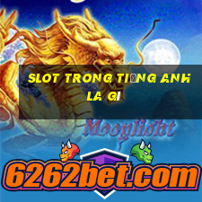 slot trong tiếng anh la gì