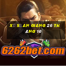 xổ số an giang 26 tháng 10