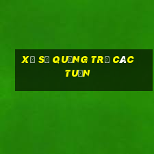 xổ số quảng trị các tuần