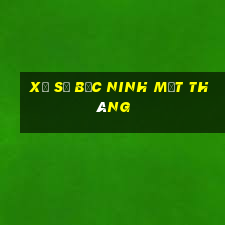 xổ số bắc ninh một tháng