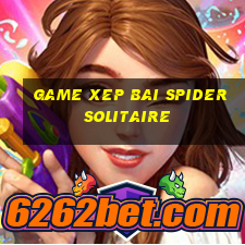 game xep bai spider solitaire