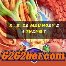 xổ số cà mau ngày 24 tháng 7