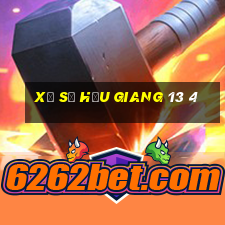 xổ số hậu giang 13 4