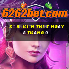 xổ số kiến thiết ngày 8 tháng 9