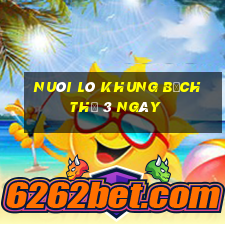 nuôi lô khung bạch thủ 3 ngày